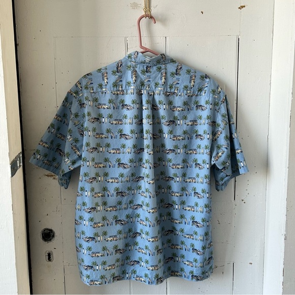 Tommy Hilfiger Hawaiian Surf Board Novelty Print Button Down Shirt - Picture 6 of 13